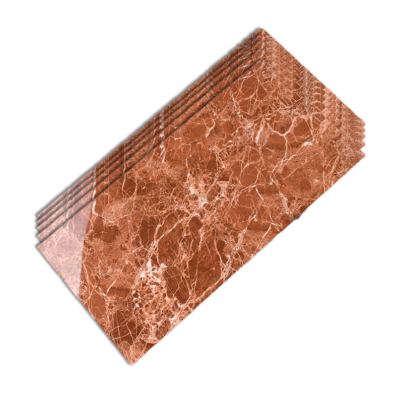 Rectangle Floor Tile Straight Edge Singular Polished Floor Tile for Living Room Brown White Clearhalo 'Floor Tiles & Wall Tiles' 'floor_tiles_wall_tiles' 'Flooring 'Home Improvement' 'home_improvement' 'home_improvement_floor_tiles_wall_tiles' Walls and Ceiling' 7291854