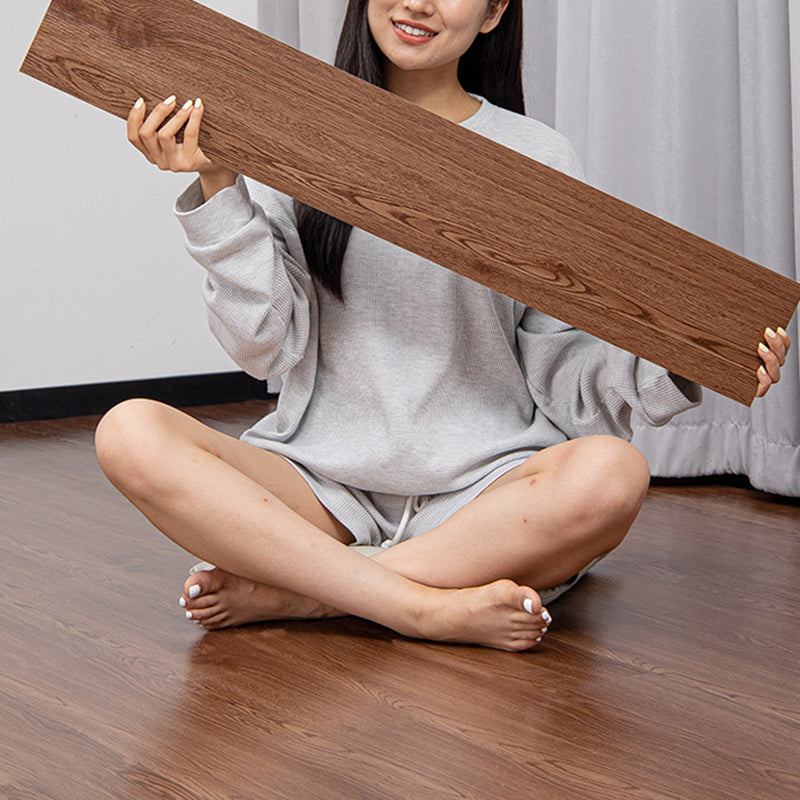 Peel and Stick PVC Flooring Smooth Wood Look Vinyl Flooring for Living Room Clearhalo 'Flooring 'Home Improvement' 'home_improvement' 'home_improvement_vinyl_flooring' 'Vinyl Flooring' 'vinyl_flooring' Walls and Ceiling' 7291933