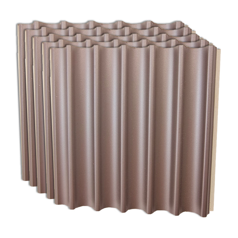 Soundproof Wall Paneling Staple Installation Waterproof Wall Paneling Coffee 5-Piece Set Clearhalo 'Flooring 'Home Improvement' 'home_improvement' 'home_improvement_wall_paneling' 'Wall Paneling' 'wall_paneling' 'Walls & Ceilings' Walls and Ceiling' 7292235