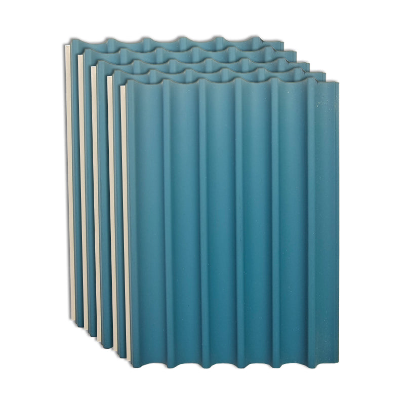 Soundproof Wall Paneling Staple Installation Waterproof Wall Paneling Lake Green 5-Piece Set Clearhalo 'Flooring 'Home Improvement' 'home_improvement' 'home_improvement_wall_paneling' 'Wall Paneling' 'wall_paneling' 'Walls & Ceilings' Walls and Ceiling' 7292237