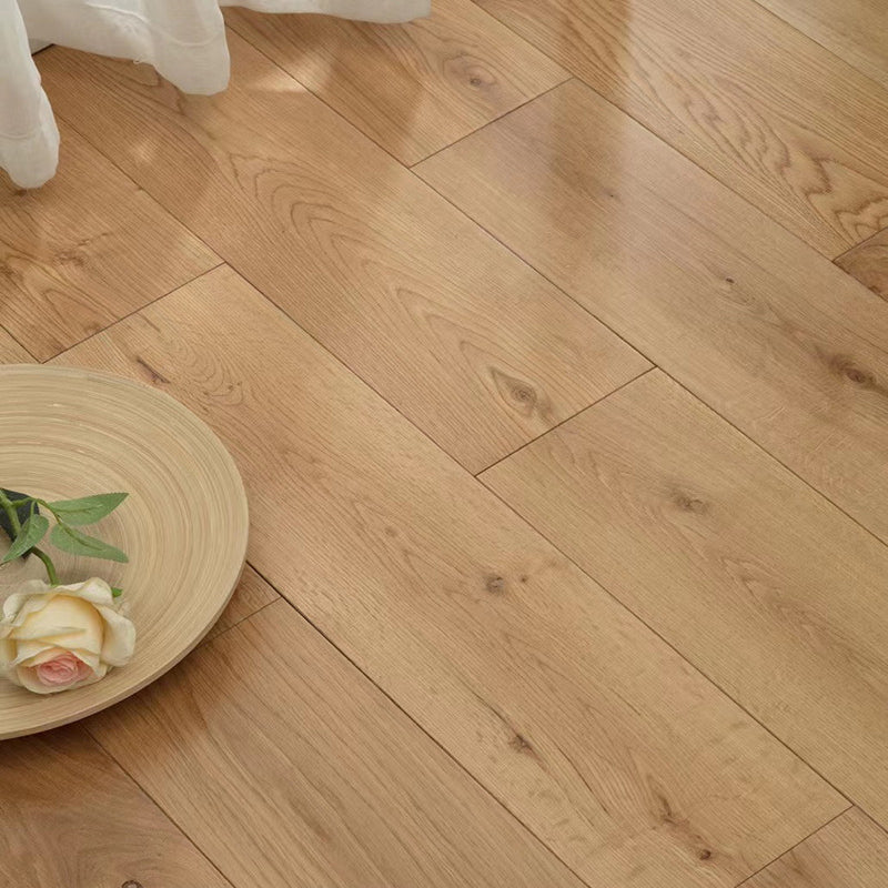 Modern Hardwood Flooring Wooden Composite Waterproof Flooring Yellow Brown 269.1 sq ft. - 200 Pieces Clearhalo 'Flooring 'Hardwood Flooring' 'hardwood_flooring' 'Home Improvement' 'home_improvement' 'home_improvement_hardwood_flooring' Walls and Ceiling' 7292259