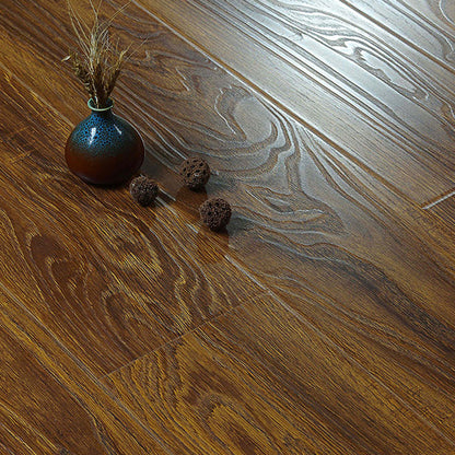 Hardwood Flooring Modern Wooden Waterproof Scratch Resistant Flooring Brown 322.9 sq ft. - 210 Pieces Clearhalo 'Flooring 'Hardwood Flooring' 'hardwood_flooring' 'Home Improvement' 'home_improvement' 'home_improvement_hardwood_flooring' Walls and Ceiling' 7292268