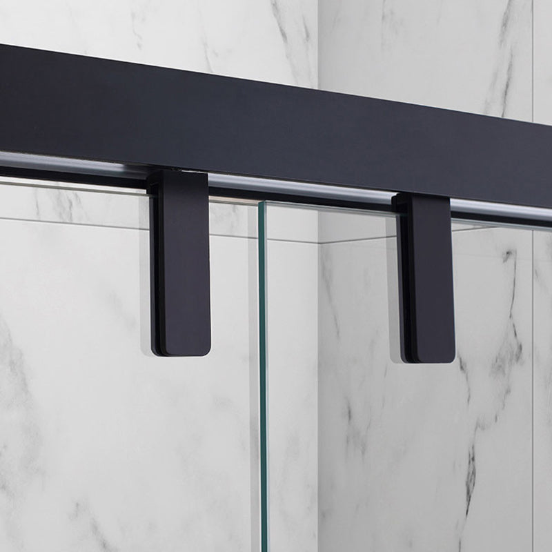 Transparent Tempered Shower Bath Door Scratch Resistant Shower Door Clearhalo 'Bathroom Remodel & Bathroom Fixtures' 'Home Improvement' 'home_improvement' 'home_improvement_shower_tub_doors' 'Shower and Tub Doors' 'shower_tub_doors' 'Showers & Bathtubs' 7292381