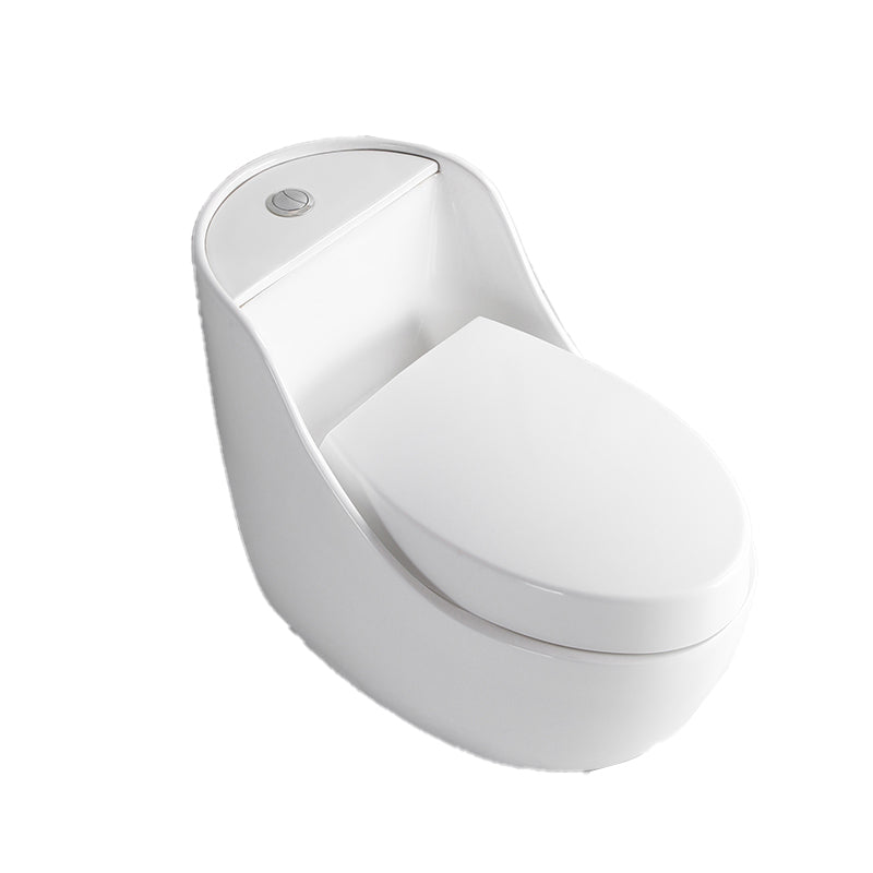 Contemporary Siphon Jet Toilet Bowl White Floor Mounted Urine Toilet for Washroom Clearhalo 'Bathroom Remodel & Bathroom Fixtures' 'Home Improvement' 'home_improvement' 'home_improvement_toilets' 'Toilets & Bidets' 'Toilets' 7293517