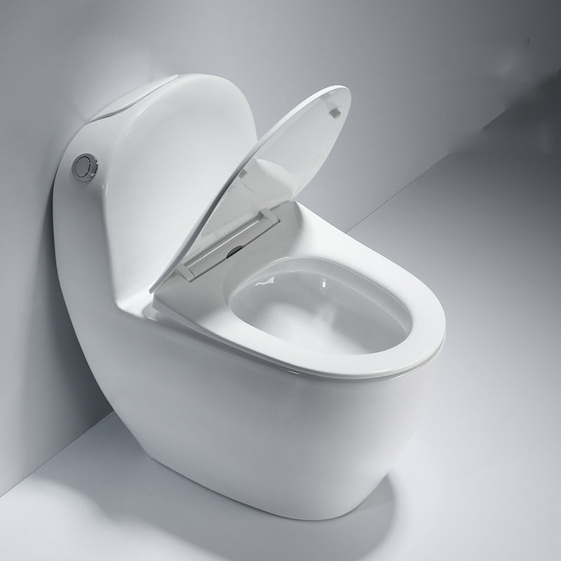 Contemporary Ceramic Toilet Bowl White Floor Mounted Urine Toilet with Seat for Washroom 16" Clearhalo 'Bathroom Remodel & Bathroom Fixtures' 'Home Improvement' 'home_improvement' 'home_improvement_toilets' 'Toilets & Bidets' 'Toilets' 7293526
