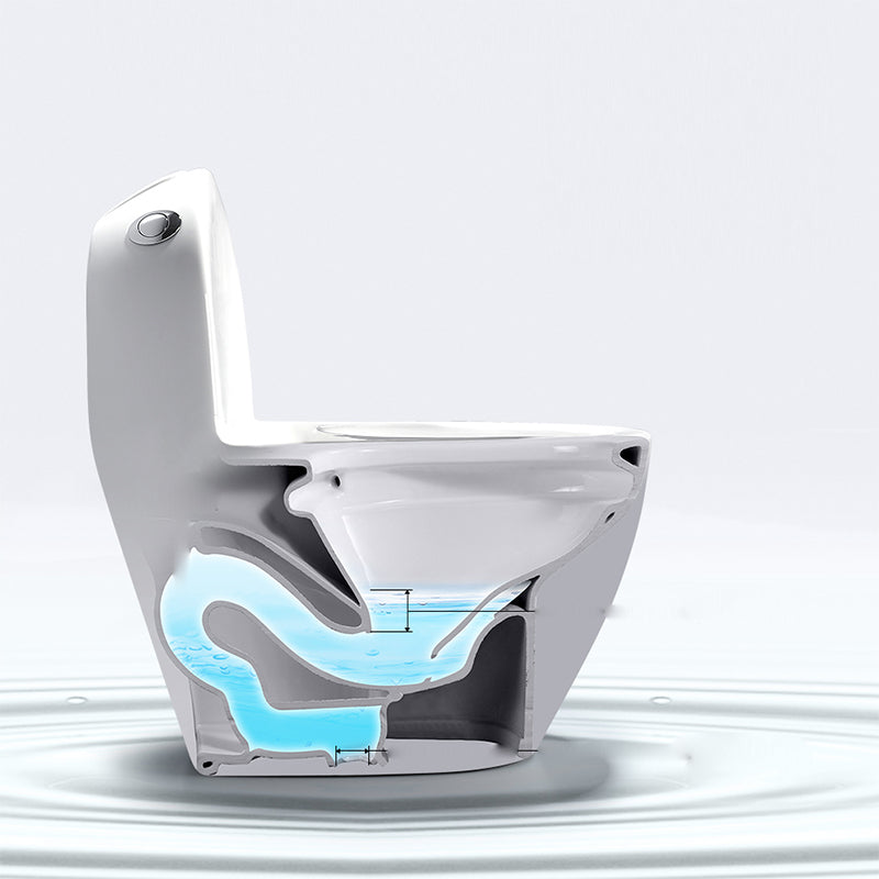 Contemporary Ceramic Toilet Bowl White Floor Mounted Urine Toilet with Seat for Washroom Clearhalo 'Bathroom Remodel & Bathroom Fixtures' 'Home Improvement' 'home_improvement' 'home_improvement_toilets' 'Toilets & Bidets' 'Toilets' 7293530