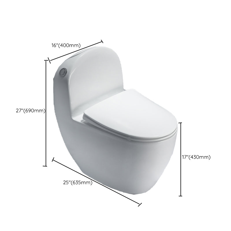 Contemporary Ceramic Toilet Bowl White Floor Mounted Urine Toilet with Seat for Washroom Clearhalo 'Bathroom Remodel & Bathroom Fixtures' 'Home Improvement' 'home_improvement' 'home_improvement_toilets' 'Toilets & Bidets' 'Toilets' 7293535