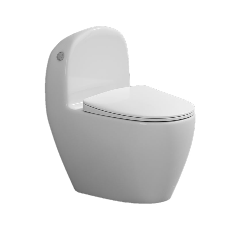 Contemporary Ceramic White Toilet Bowl Floor Mount Urine Toilet with Seat for Washroom Clearhalo 'Bathroom Remodel & Bathroom Fixtures' 'Home Improvement' 'home_improvement' 'home_improvement_toilets' 'Toilets & Bidets' 'Toilets' 7293540