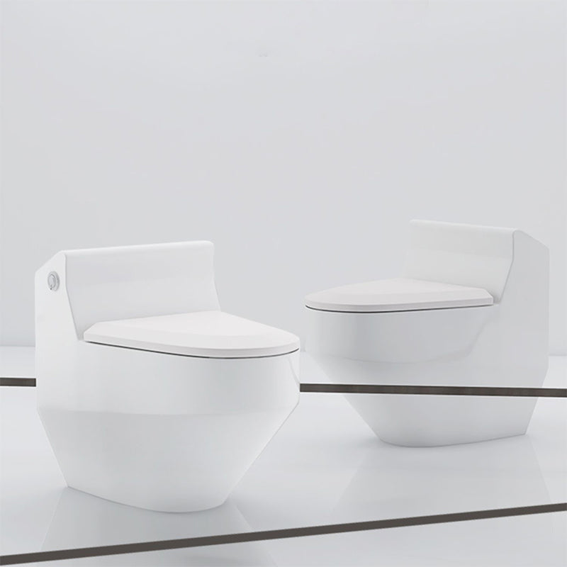 Contemporary Ceramic White Toilet Bowl Floor Mounted Urine Toilet with Seat for Washroom Clearhalo 'Bathroom Remodel & Bathroom Fixtures' 'Home Improvement' 'home_improvement' 'home_improvement_toilets' 'Toilets & Bidets' 'Toilets' 7293551