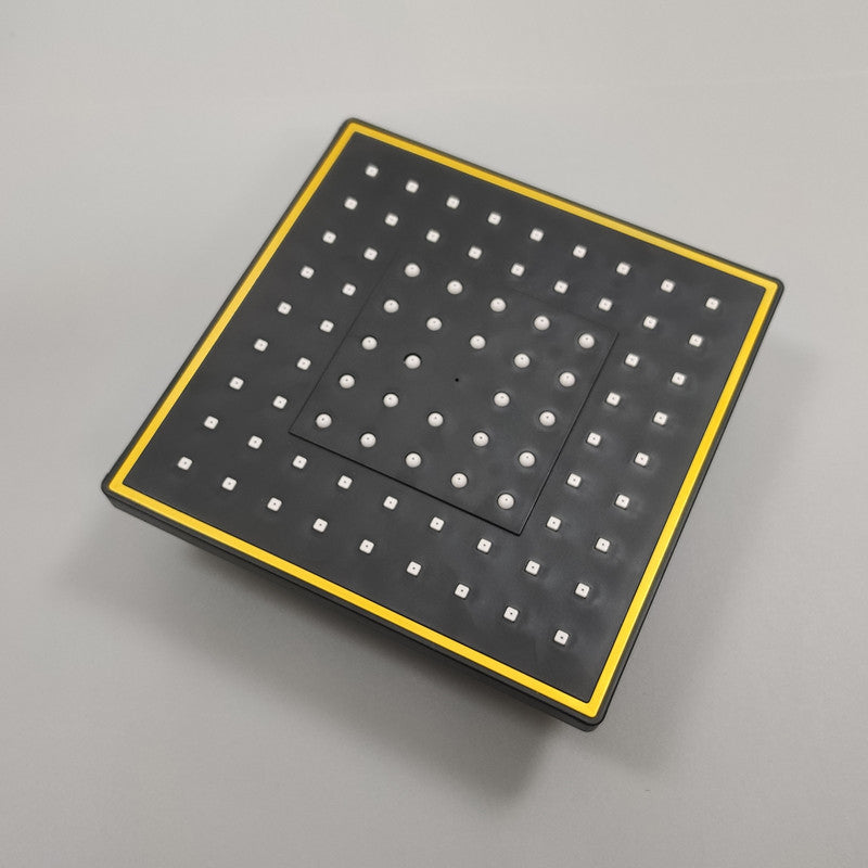 Square Shower Head Combo Standard Spray Pattern with Handheld Shower Head Black Gold Large Shower Clearhalo 'Bathroom Remodel & Bathroom Fixtures' 'Home Improvement' 'home_improvement' 'home_improvement_shower_heads' 'Shower Heads' 'shower_heads' 'Showers & Bathtubs Plumbing' 'Showers & Bathtubs' 7294945