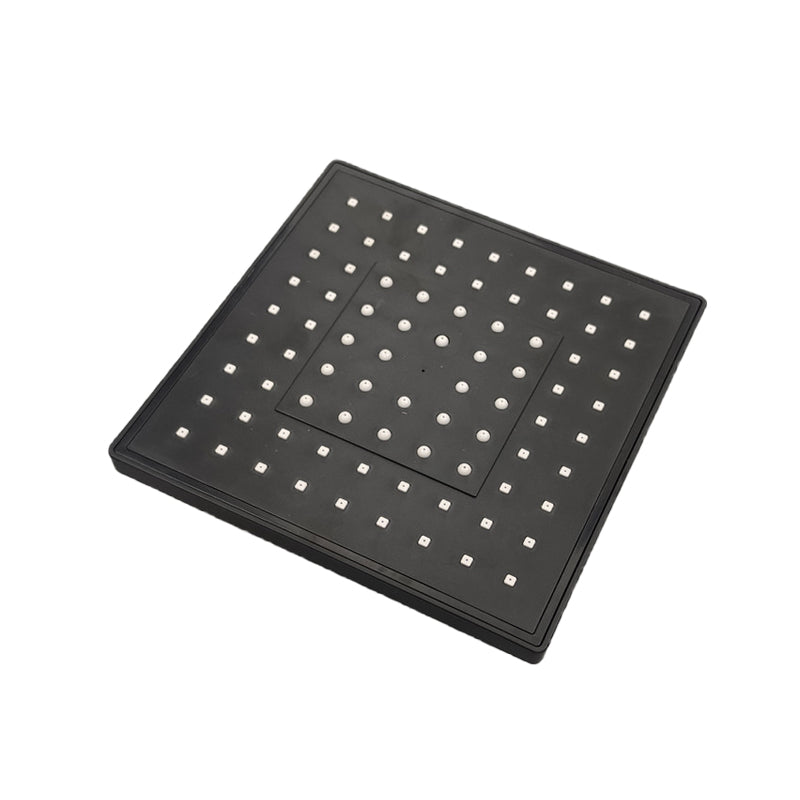 Square Shower Head Combo Standard Spray Pattern with Handheld Shower Head Clearhalo 'Bathroom Remodel & Bathroom Fixtures' 'Home Improvement' 'home_improvement' 'home_improvement_shower_heads' 'Shower Heads' 'shower_heads' 'Showers & Bathtubs Plumbing' 'Showers & Bathtubs' 7294946