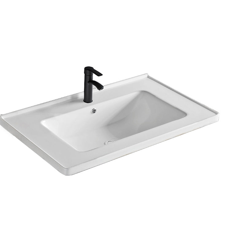 Modern Metal Vanity Set Open Storage Single Sink Vanity for Washroom Clearhalo 'Bathroom Remodel & Bathroom Fixtures' 'Bathroom Vanities' 'bathroom_vanities' 'Home Improvement' 'home_improvement' 'home_improvement_bathroom_vanities' 7295180