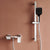 Modern Shower Set Solid Color Wall Mounted Slide Bar Included Shower Combo Chrome Digital Display Not Included Clearhalo 'Bathroom Remodel & Bathroom Fixtures' 'Home Improvement' 'home_improvement' 'home_improvement_shower_faucets' 'Shower Faucets & Systems' 'shower_faucets' 'Showers & Bathtubs Plumbing' 'Showers & Bathtubs' 7296029