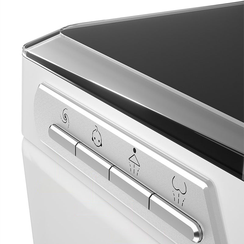 Elongated Wall Mounted Bidet Antimicrobial Smart Bidet with Heated Seat and Dryer Clearhalo 'Bathroom Remodel & Bathroom Fixtures' 'Bidets' 'Home Improvement' 'home_improvement' 'home_improvement_bidets' 'Toilets & Bidets' 7296254