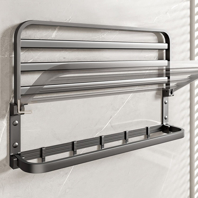 Grey Modern Bathroom Accessory As Individual Or As a Set with Towel Bar Clearhalo 'Bathroom Hardware Sets' 'Bathroom Hardware' 'Bathroom Remodel & Bathroom Fixtures' 'bathroom_hardware_sets' 'Home Improvement' 'home_improvement' 'home_improvement_bathroom_hardware_sets' 7296282