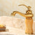 Deck Mounted Copper Tub Faucet Low Arc Roman Tub Faucet Set with Jade Yellow Normal Lever Handles Clearhalo 'Bathroom Remodel & Bathroom Fixtures' 'Bathroom Sink Faucets' 'Bathroom Sinks & Faucet Components' 'bathroom_sink_faucets' 'Home Improvement' 'home_improvement' 'home_improvement_bathroom_sink_faucets' 7297352