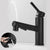 Bathroom Vessel Faucet High-Arc Swivel Spout Single Handle Faucet with Pull Out Sprayer Black 7" Round Clearhalo 'Bathroom Remodel & Bathroom Fixtures' 'Bathroom Sink Faucets' 'Bathroom Sinks & Faucet Components' 'bathroom_sink_faucets' 'Home Improvement' 'home_improvement' 'home_improvement_bathroom_sink_faucets' 7297394