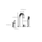 Contemporary Bathroom Faucet Deck Mounted Copper Low Arc Roman Tub Faucet Trim Clearhalo 'Bathroom Remodel & Bathroom Fixtures' 'Bathtub Faucets' 'bathtub_faucets' 'Home Improvement' 'home_improvement' 'home_improvement_bathtub_faucets' 7297477