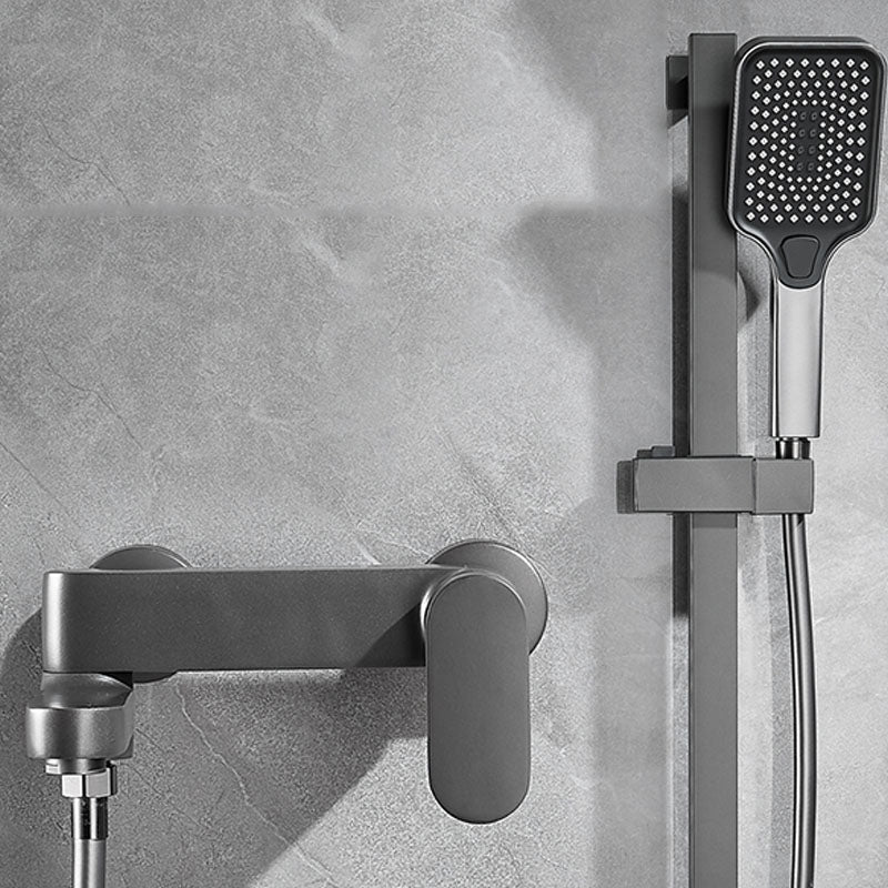 Modern Bathtub Faucet Brass Handheld Shower Head Bathtub Faucet Clearhalo 'Bathroom Remodel & Bathroom Fixtures' 'Bathtub Faucets' 'bathtub_faucets' 'Home Improvement' 'home_improvement' 'home_improvement_bathtub_faucets' 7297516
