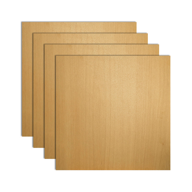 Modern Style Floor Tile Solid Color Straight Edge Wooden Effect Square Floor Tile Brown Clearhalo 'Floor Tiles & Wall Tiles' 'floor_tiles_wall_tiles' 'Flooring 'Home Improvement' 'home_improvement' 'home_improvement_floor_tiles_wall_tiles' Walls and Ceiling' 7297533