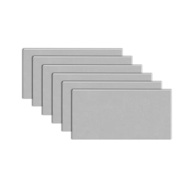 Modern Style Wall Tile Pure Color Straight Edge Rectangle Waterproof Wall Tile Light Gray Clearhalo 'Floor Tiles & Wall Tiles' 'floor_tiles_wall_tiles' 'Flooring 'Home Improvement' 'home_improvement' 'home_improvement_floor_tiles_wall_tiles' Walls and Ceiling' 7297564