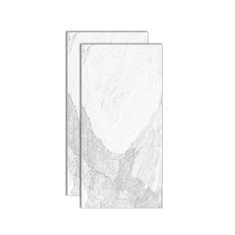 Modern Style Wall Tile Scratch Resistant Straight Edge Rectangle Wall Tile White 24"L x 47"W x 0.4"H Clearhalo 'Floor Tiles & Wall Tiles' 'floor_tiles_wall_tiles' 'Flooring 'Home Improvement' 'home_improvement' 'home_improvement_floor_tiles_wall_tiles' Walls and Ceiling' 7297577