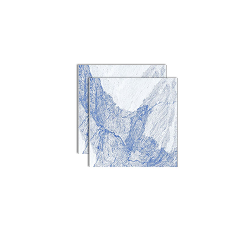 Modern Style Wall Tile Scratch Resistant Straight Edge Rectangle Wall Tile Blue 24"L x 24"W x 0.4"H Clearhalo 'Floor Tiles & Wall Tiles' 'floor_tiles_wall_tiles' 'Flooring 'Home Improvement' 'home_improvement' 'home_improvement_floor_tiles_wall_tiles' Walls and Ceiling' 7297582