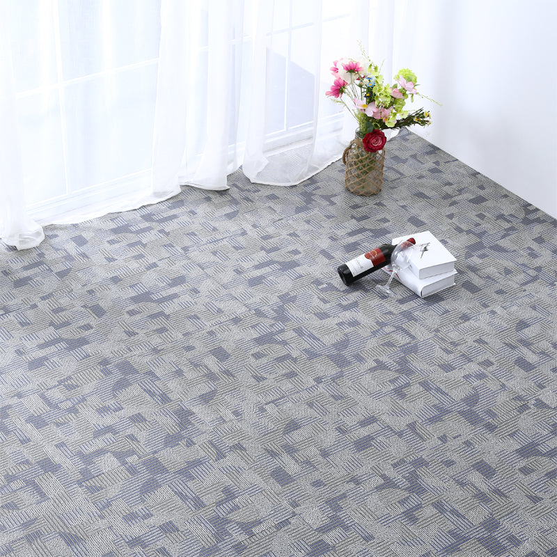 Peel and Stick PVC Flooring Matte Fabric Look Vinyl Flooring for Bed Room Gray Blue Clearhalo 'Flooring 'Home Improvement' 'home_improvement' 'home_improvement_vinyl_flooring' 'Vinyl Flooring' 'vinyl_flooring' Walls and Ceiling' 7297619