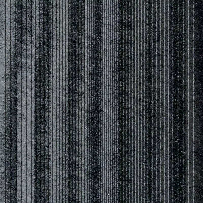 Carpet Tile Non-Skid Fade Resistant Geometry Self-Stick Peel and Stick Carpet Tiles Textured Black Clearhalo 'Carpet Tiles & Carpet Squares' 'carpet_tiles_carpet_squares' 'Flooring 'Home Improvement' 'home_improvement' 'home_improvement_carpet_tiles_carpet_squares' Walls and Ceiling' 7297656