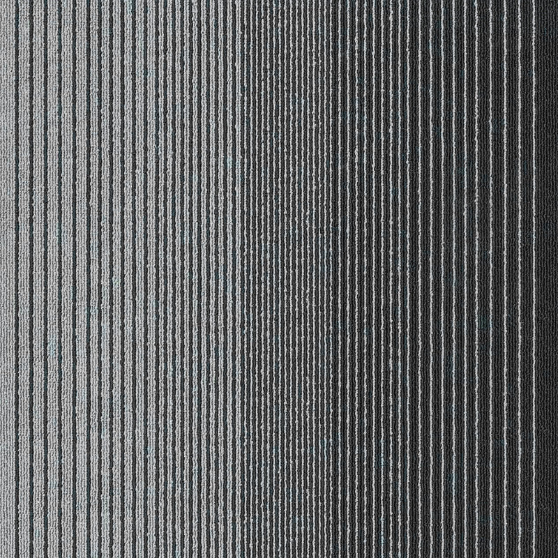 Carpet Tile Non-Skid Fade Resistant Geometry Self-Stick Peel and Stick Carpet Tiles Black-Gray Clearhalo 'Carpet Tiles & Carpet Squares' 'carpet_tiles_carpet_squares' 'Flooring 'Home Improvement' 'home_improvement' 'home_improvement_carpet_tiles_carpet_squares' Walls and Ceiling' 7297663