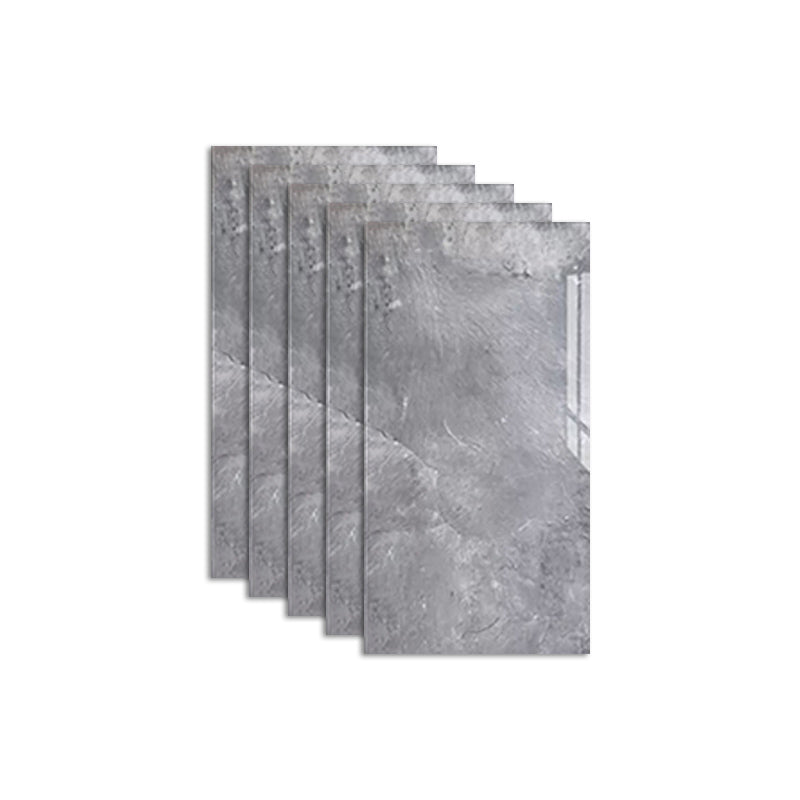 Mosaic Tile Peel and Stick Tile Pvc Kitchen Backsplash Peel and Stick Wall Tile Dark Gray 5-Piece Set Clearhalo 'Flooring 'Home Improvement' 'home_improvement' 'home_improvement_peel_stick_blacksplash' 'Peel & Stick Backsplash Tile' 'peel_stick_blacksplash' 'Walls & Ceilings' Walls and Ceiling' 7297710