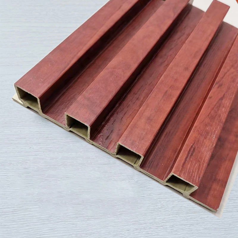 Waterproof Wall Paneling Staple Installation Soundproof Wall Paneling Red Wood 5-Piece Set Clearhalo 'Flooring 'Home Improvement' 'home_improvement' 'home_improvement_wall_paneling' 'Wall Paneling' 'wall_paneling' 'Walls & Ceilings' Walls and Ceiling' 7297764