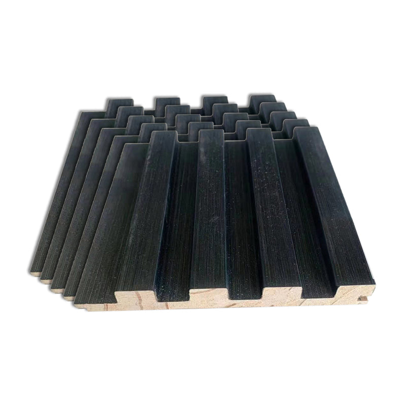 Waterproof Wall Paneling Soundproof Staple Installation Wall Paneling Matte Black 5-Piece Set Clearhalo 'Flooring 'Home Improvement' 'home_improvement' 'home_improvement_wall_paneling' 'Wall Paneling' 'wall_paneling' 'Walls & Ceilings' Walls and Ceiling' 7297770