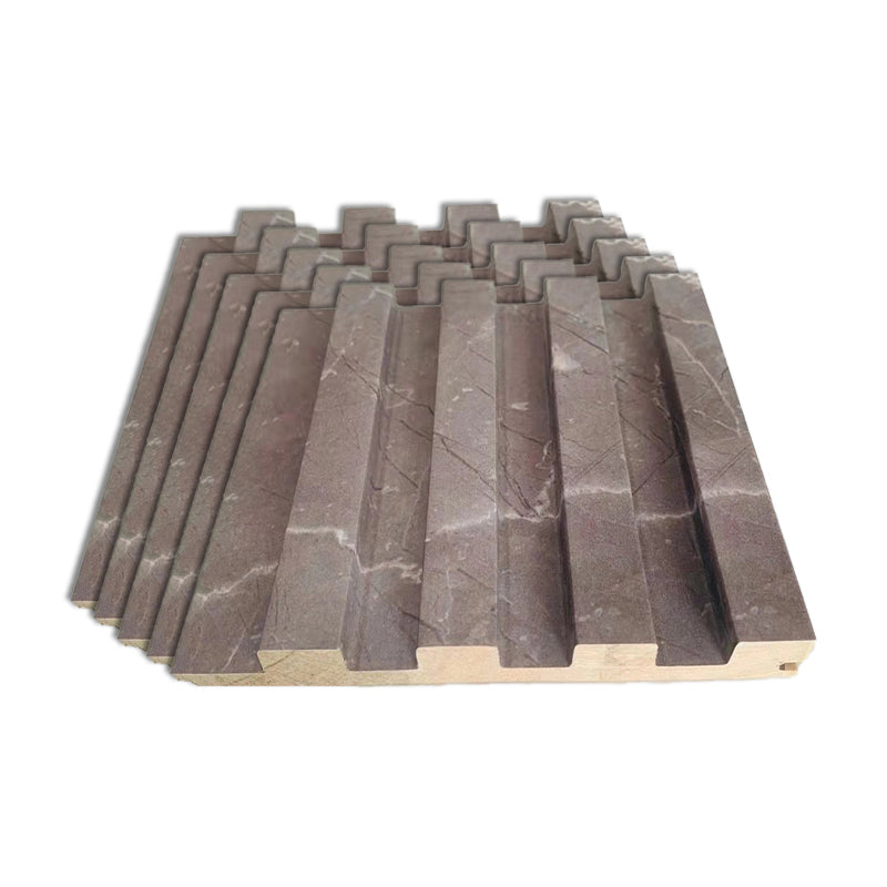 Waterproof Wall Paneling Soundproof Staple Installation Wall Paneling Gray-Khaki 5-Piece Set Clearhalo 'Flooring 'Home Improvement' 'home_improvement' 'home_improvement_wall_paneling' 'Wall Paneling' 'wall_paneling' 'Walls & Ceilings' Walls and Ceiling' 7297785