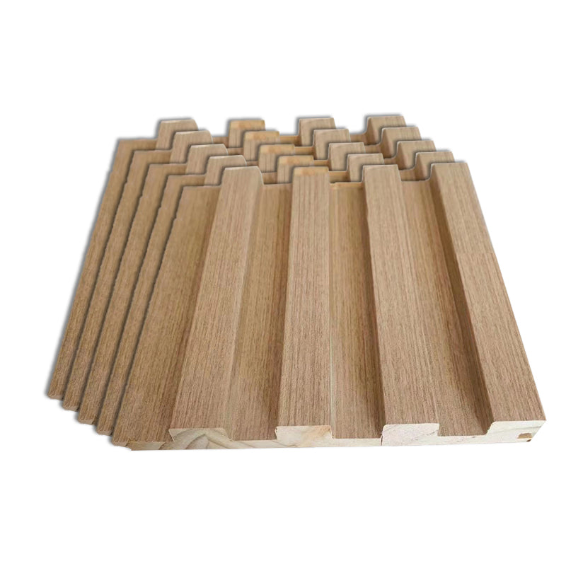 Waterproof Wall Paneling Soundproof Staple Installation Wall Paneling Natural 5-Piece Set Clearhalo 'Flooring 'Home Improvement' 'home_improvement' 'home_improvement_wall_paneling' 'Wall Paneling' 'wall_paneling' 'Walls & Ceilings' Walls and Ceiling' 7297791