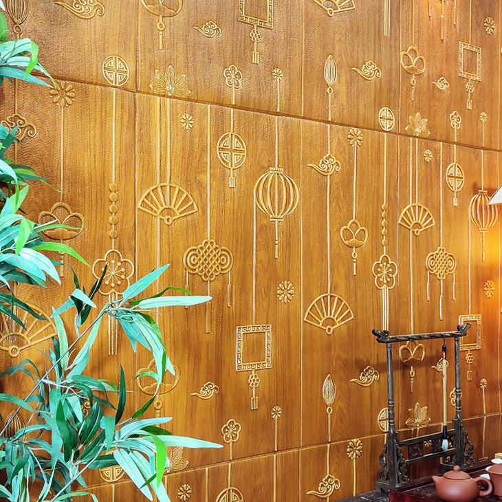 Contemporary Wall Panels Peel and Stick Waterproof Cartoon 3D Print Wall Paneling Clearhalo 'Flooring 'Home Improvement' 'home_improvement' 'home_improvement_wall_paneling' 'Wall Paneling' 'wall_paneling' 'Walls & Ceilings' Walls and Ceiling' 7297823