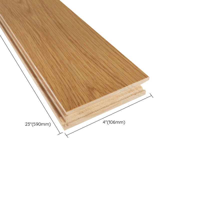Solid Wood Plank Flooring Click-Locking Natural Wood Hardwood Flooring Clearhalo 'Flooring 'Hardwood Flooring' 'hardwood_flooring' 'Home Improvement' 'home_improvement' 'home_improvement_hardwood_flooring' Walls and Ceiling' 7297879
