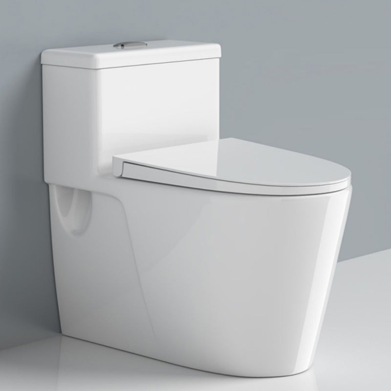 Modern Floor Mount Toilet Slow Close Seat Included Toilet Bowl for Washroom 12" Clearhalo 'Bathroom Remodel & Bathroom Fixtures' 'Home Improvement' 'home_improvement' 'home_improvement_toilets' 'Toilets & Bidets' 'Toilets' 7298783