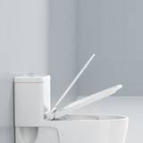 Modern Floor Mount Toilet Slow Close Seat Included Toilet Bowl for Washroom Clearhalo 'Bathroom Remodel & Bathroom Fixtures' 'Home Improvement' 'home_improvement' 'home_improvement_toilets' 'Toilets & Bidets' 'Toilets' 7298789