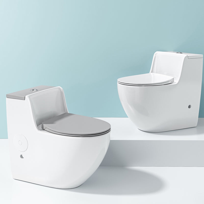 Contemporary Ceramic Toilet Bowl Floor Mounted Urine Toilet for Washroom Clearhalo 'Bathroom Remodel & Bathroom Fixtures' 'Home Improvement' 'home_improvement' 'home_improvement_toilets' 'Toilets & Bidets' 'Toilets' 7298818
