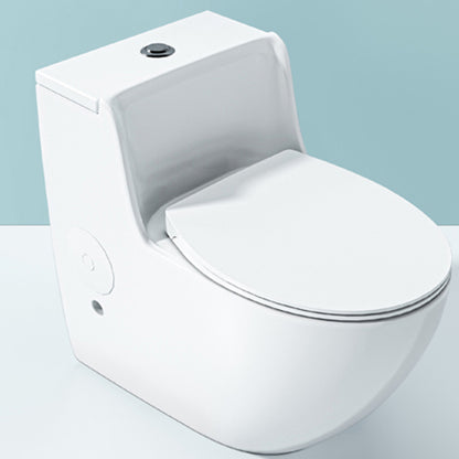 Contemporary Ceramic Toilet Bowl Floor Mounted Urine Toilet for Washroom White 16" Clearhalo 'Bathroom Remodel & Bathroom Fixtures' 'Home Improvement' 'home_improvement' 'home_improvement_toilets' 'Toilets & Bidets' 'Toilets' 7298823