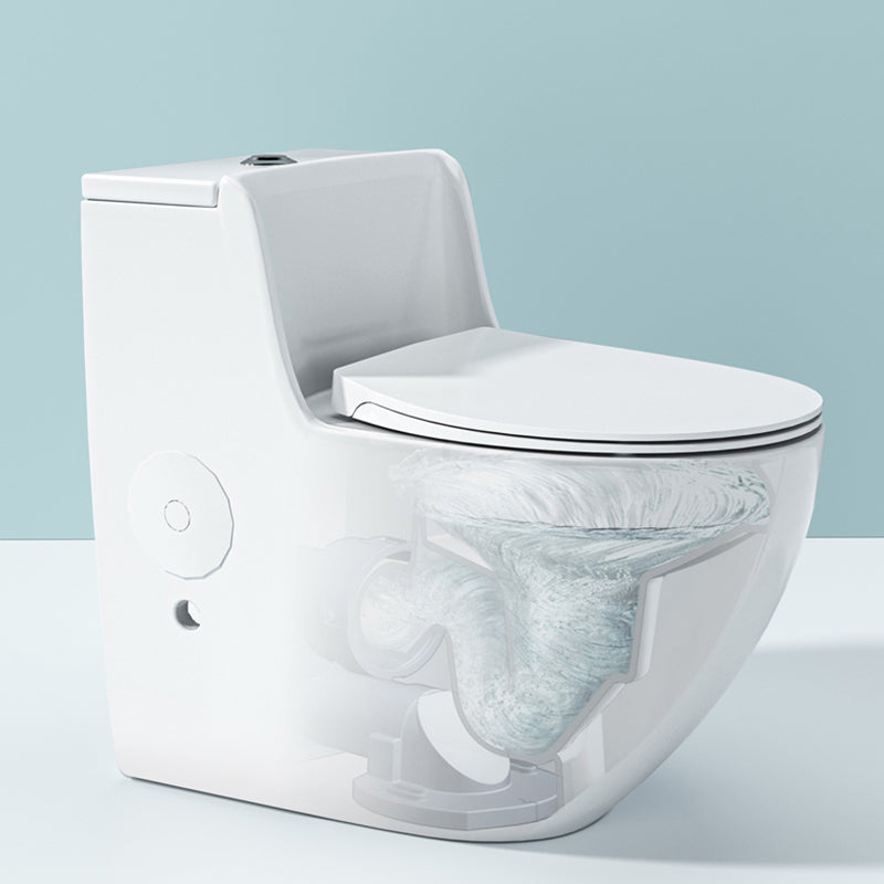 Contemporary Ceramic Toilet Bowl Floor Mounted Urine Toilet for Washroom Clearhalo 'Bathroom Remodel & Bathroom Fixtures' 'Home Improvement' 'home_improvement' 'home_improvement_toilets' 'Toilets & Bidets' 'Toilets' 7298825