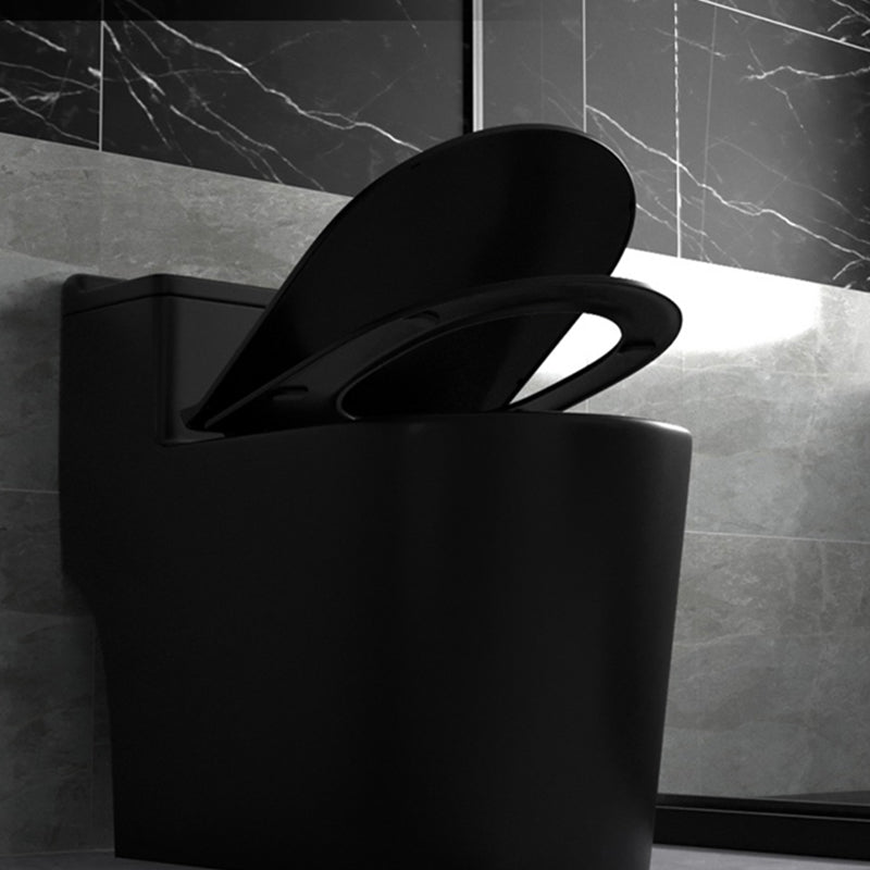 Contemporary Ceramic Toilet Bowl Floor Mounted Urine Toilet with Seat for Washroom Clearhalo 'Bathroom Remodel & Bathroom Fixtures' 'Home Improvement' 'home_improvement' 'home_improvement_toilets' 'Toilets & Bidets' 'Toilets' 7298843