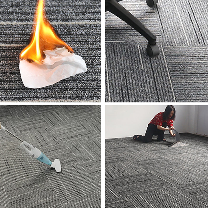 Indoor Carpet Tiles Indoor Self Adhesive Carpet Tiles Non-Skid Clearhalo 'Carpet Tiles & Carpet Squares' 'carpet_tiles_carpet_squares' 'Flooring 'Home Improvement' 'home_improvement' 'home_improvement_carpet_tiles_carpet_squares' Walls and Ceiling' 7300095