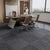 Indoor Carpet Tiles Indoor Self Adhesive Carpet Tiles Non-Skid Dark Gray 40-Piece Set Clearhalo 'Carpet Tiles & Carpet Squares' 'carpet_tiles_carpet_squares' 'Flooring 'Home Improvement' 'home_improvement' 'home_improvement_carpet_tiles_carpet_squares' Walls and Ceiling' 7300117