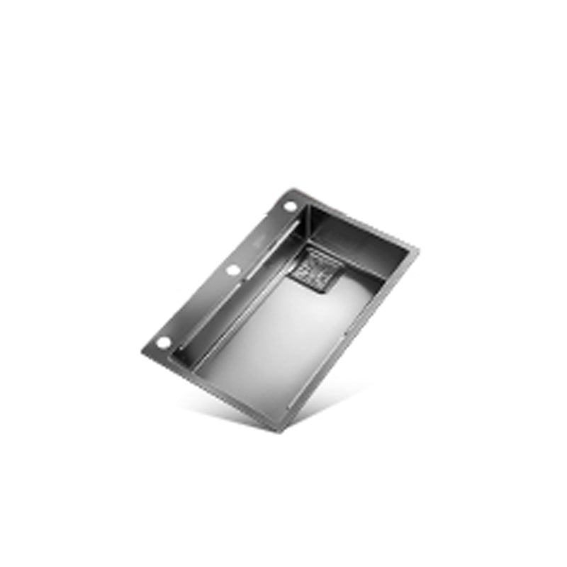 Kitchen Sink Stainless Steel Soundproof Detail Kitchen Sink with Basket Strainer Clearhalo 'Home Improvement' 'home_improvement' 'home_improvement_kitchen_sinks' 'Kitchen Remodel & Kitchen Fixtures' 'Kitchen Sinks & Faucet Components' 'Kitchen Sinks' 'kitchen_sinks' 7300211