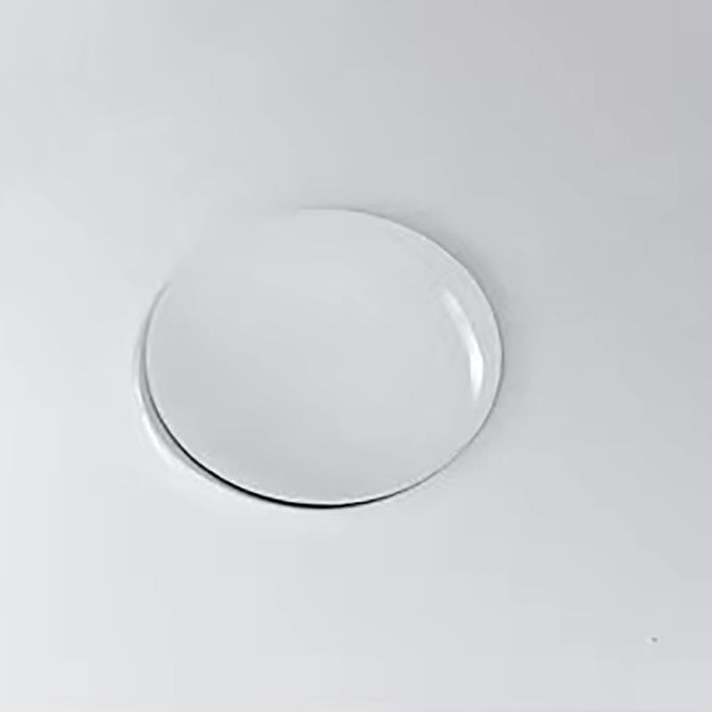 Modern Drop-in Bathroom Sink Porcelain with Overflow Basin Sink(Not Included Faucet) Clearhalo 'Bathroom Remodel & Bathroom Fixtures' 'Bathroom Sinks & Faucet Components' 'Bathroom Sinks' 'bathroom_sink' 'Home Improvement' 'home_improvement' 'home_improvement_bathroom_sink' 7300232