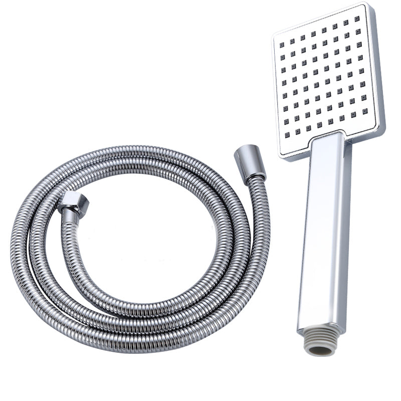 Square Shower Head Combo Large Shower Head with Handheld Shower Head Shower Head with Hose Clearhalo 'Bathroom Remodel & Bathroom Fixtures' 'Home Improvement' 'home_improvement' 'home_improvement_shower_heads' 'Shower Heads' 'shower_heads' 'Showers & Bathtubs Plumbing' 'Showers & Bathtubs' 7300408