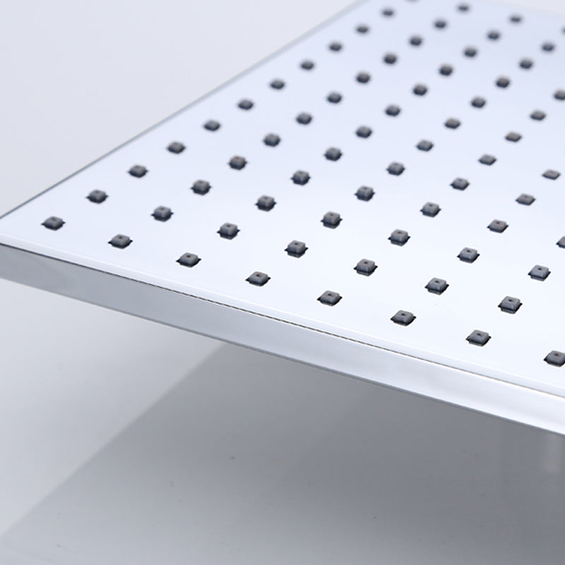 Square Shower Head Combo Large Shower Head with Handheld Shower Head Clearhalo 'Bathroom Remodel & Bathroom Fixtures' 'Home Improvement' 'home_improvement' 'home_improvement_shower_heads' 'Shower Heads' 'shower_heads' 'Showers & Bathtubs Plumbing' 'Showers & Bathtubs' 7300413