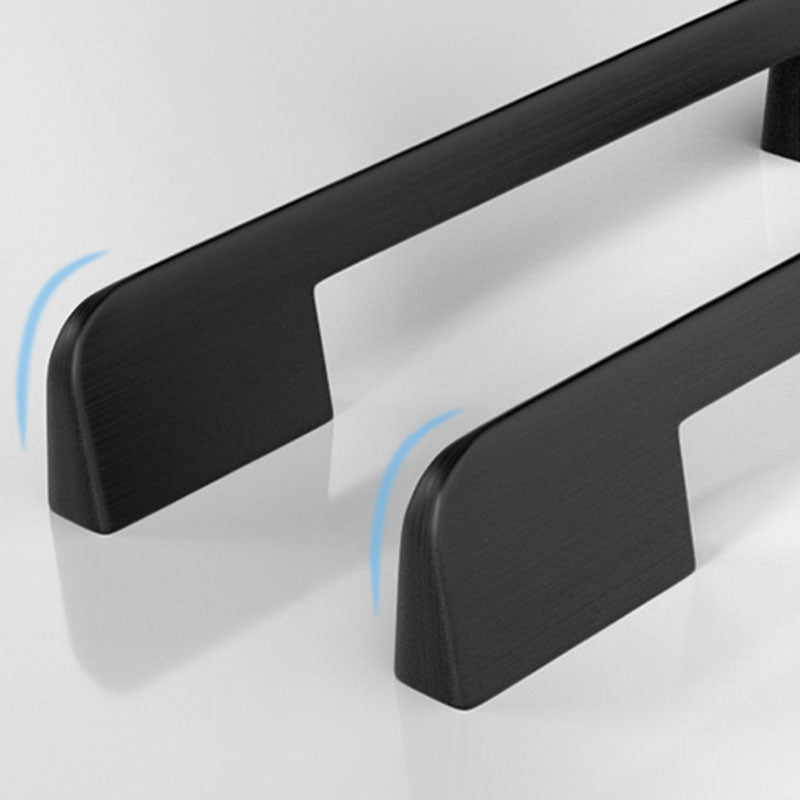 Square Corner Aluminum Frame Shower Enclosure with Double Door Handles Clearhalo 'Bathroom Remodel & Bathroom Fixtures' 'Home Improvement' 'home_improvement' 'home_improvement_shower_stalls_enclosures' 'Shower Stalls & Enclosures' 'shower_stalls_enclosures' 'Showers & Bathtubs' 7300494